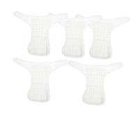 HOODANCOS 5pcs Cotton Newborn Reusable Cloth Diapers for Babies, Washable Nappy Inserts Leak Prevention and Dryness, for Nighttime Use, Nappy Rash