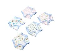 HOODANCOS 5pcs Doll Diapers Adjustable Reusable Cotton Underwear for Role Playing Essential Dollhouse Accessories for Creative Pretend Play and Imaginative Family Scenes