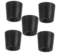 HOODANCOS 5pcs Heavy Duty Kick Down Door Stopper Rubber Wedge for Home Safety Anti-Collision Design Suitable for Doors Office School and More