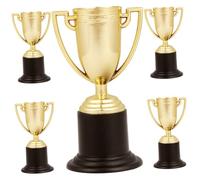 HOODANCOS 5Pcs Mini Trophy Small Decorative Sports Award Models for Basketball Volleyball Table Tennis Party Favors Encouragement