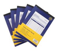 HOODANCOS 5pcs Part Small Business Order Book Multi-Purpose Invoice Receipt Pad for Purchase Management Duplicate Carbonless Invoice Forms for Accurate Tracking and Professional Record