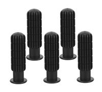 HOODANCOS 5pcs Plastic Foosball Handles with Antislip Grip for Table Football Replacement Parts Comfortable Secure Hold for Easy Foosball Table Repair