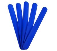 HOODANCOS 5pcs Silicone Slap Bracelets Party Favors for Lightweight Wristbands Non-fade Dark Blue Snap Bands for Boys and Prizes Classroom Events
