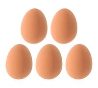 HOODANCOS 5pcs Small Rubber Bouncy Egg Dog for Puppies Interactive Chew Pet Balls for Small Dogs Indoor Play