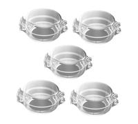 HOODANCOS 5pcs Stove Knob Covers for Safety Childproof Gas Stove Guard Protectors with Traceless Adhesive Easy to Install Oven Knob Locks Preventing Burns and Gas Leakage