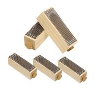 HOODANCOS 5pcs Wooden Queen Beekeeping Cage Lightweight Bee Tool Natural Material for Safe Bee Capture and Hive Management
