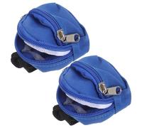 HOODANCOS 6 Scale Miniature Doll Backpack Set, Blue Zipper School Bag Model for Dollhouse Accessories, Miniature Costume Props for Doll Scenes and Festival Decorations