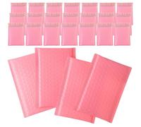 HOODANCOS 60pcs Pink Bubble Envelopes Padded Mailers 12x18cm Poly Shipping Bags Self-Seal Packaging for Mailing and Shipping Supplies