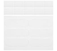 HOODANCOS 60pcs White Silicone Vertical Ear Tape Correction Stickers for Women Concealed Protruding Ear Support to Reduce Sticking and Create a Smaller Face