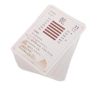 HOODANCOS 64pcs I Ching Divination Card with Chinese Coins for Fortune Telling Spiritual Practice Cultural Exploration Easy to Learn Hexagram Cards for Insights and Guidance