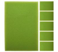 HOODANCOS 6pcs Aquarium Filter Sponge Sheets Thickened High-density Pump Filter Media Pads for Fish Tank and Water Purification Cut-to Indoor Outdoor Use