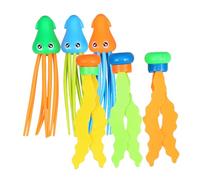 HOODANCOS 6Pcs Diving Pool Bright Seagrass Jellyfish Underwater Swim for Swimming Skill Improvement Fun Summer Water Games