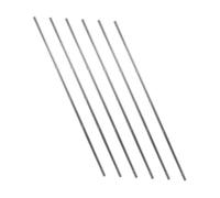 HOODANCOS 6pcs Foosball Table Replacement Rods Heavy Duty Iron Poles With Safety Caps for Home and Commercial Use Easy to Install Stable Soccer Table Poles Enhancing Precision and Game