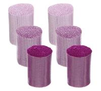 HOODANCOS 6pcs Latch Hook Yarn Carpet Embroidery Supply Purple Acrylic Fiber Pre-Cut Comfortable Skin-Friendly Lightweight Beautiful Appearance for DIY Hand-Made Craft