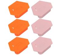 HOODANCOS 6PCS Magnetic Seam Guide with Scale Sewing Machine Ruler for Precise Edge Positioning Polygonal Hemmer Tool Quilting Accessories for Accurate Alignment and Consistent Hemming