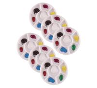 HOODANCOS 6pcs Miniature Art Pallet Paint Box for DIY Decoration Color Tray Ornaments Portable Craft Model Gifts for Boys