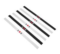 HOODANCOS 6pcs Ninja Costume Headband Set, Japanese Style Polyester Tie Back Sweatbands Secure Fit and Fade Resistant Design, for Fitness and Party Decor, Unisex Adult Accessory