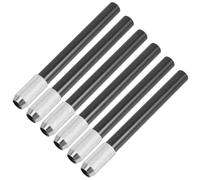 HOODANCOS 6pcs Pencil Extender Holder for Colored and Graphite Pencils, Lightweight Metal Pen Sleeve Extender Anti-Slip Design, for Writing and Classroom Use by Artists and Students