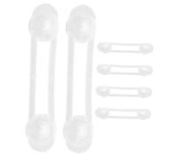 HOODANCOS 6pcs Proofing Door Locks Flexible Transparent Safety Cabinet Locks Smooth Edge for Proofing