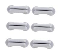 HOODANCOS 6pcs Silicone Adhesive Pen Holder Clips for Desk Organization Cute and Functional Pencil Parking for Classroom Office and Home Use Grey Color Versatile Storage
