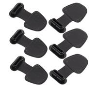 HOODANCOS 6pcs USB C Plug Silicone Dustproof Caps Type-c Port Protectors Anti-lost Cover for Mobile Phones Lightweight Portable Flat Design Compatible with Smartphones and Laptops