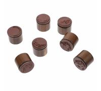 HOODANCOS 7pcs Wooden Moon Phase Stamp Creative Decorative Seals for Scrapbooking Journaling Cards DIY Crafting with Smooth Surface Handbook Stamps