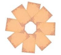 HOODANCOS 8 Sheets Vintage Letter Paper Creative Stationery Thick Smooth Writing Paper for Thank You Notes Poems Love Letters Calligraphy Practice and Scrapbooking