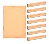 HOODANCOS 8 Sheets Vintage Writing Letter Paper Retro Style Classic Paper for Smooth Writing and Creative Correspondence Elegant Warm-Toned Stationery for Letters and Records