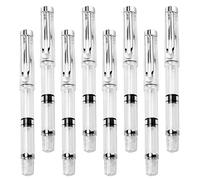 HOODANCOS 8Pcs Fountain Brush Pen Refillable with Piston Mechanism Flexible Nib Fountain Pens for Calligraphy Learners and Artistic Drawing
