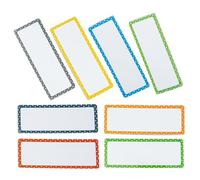 HOODANCOS 8pcs Magnetic Name Tags Stickers Made of Eva Material, Erasable and Can Be Moved Easily, for Office and Organization Use with Convenient Magnetic Tape Labels