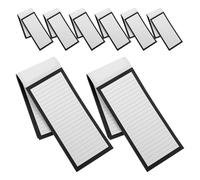 HOODANCOS 8pcs Magnetic Refrigerator Notepads with Lined Pages Each Portable Fridge Memo Pads for Grocery Shopping Meal Planning and To-do Lists Magnetic Back for Instant Accessibility