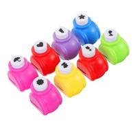 HOODANCOS 8pcs Paper Punch Shapes for Scrapbooking DIY Crafts Includes Heart Umbrella Star Music Note Footprint Rose Sunflower Rabbit Handcraft Tool for Photo Albums and Cards