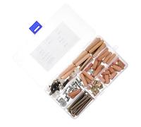 HOODANCOS 95pcs Bunk Bed Replacement Hardware Kit with Furniture Connectors, Crib Screws, Hex Socket Bolts and Nuts for Bed Frame Assembly and Rv Furniture Repair