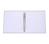 HOODANCOS A4 Three Ring Binder Grey Hardcover Folder with 3 Holes, Document Storage Organizer for Office and School, Project File Organizer Suitable for Papers and Resumes