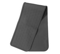 HOODANCOS Absorbent Silicone Refrigerator Floor Mat Black Drip Tray for Water Spills Under Fridge Protector Pad Non-Slip Kitchen Floor Coverage Compatible with Various Refrigerator Models