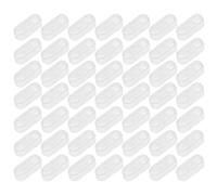 HOODANCOS Accessories 50 Pcs Pom Material Lightweight White Beaded Chain Connectors for Vertical Roman Roller Blinds for Blind Chains, for Window Treatment Hardware