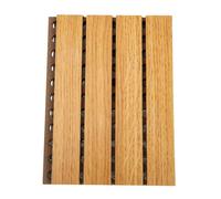 HOODANCOS Acoustic Slat Wall Panel and for for Home Theater and Professional Applications Sound Absorbing Panel Wooden Creative Slot Design Soundproofing Decoration,
