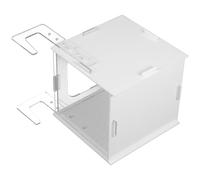 HOODANCOS Acrylic Fish Breeding Box 15x15x15cm White Fish Hatchery Tank Isolation Incubator for Fry Shrimp Guppy Aquarium Separation Breeder Suitable for Aquatic Breeding