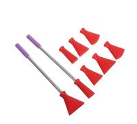 HOODANCOS Acrylic Pouring Paint Straw Blow Nozzles Flow Aid Tool for Fluid Art Bloom and Dutch Techniques Use Stainless Steel Accessories for Creative Acrylic Painting Projects