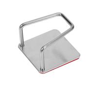 HOODANCOS Adhesive Wall Hooks Unique Design Stainless Steel 2pcs Easy to Paste and Remove, Multi-Functional Sponge Holder and Towel Rack for Kitchen and Bathroom for Home and Garage
