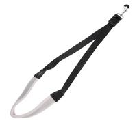 HOODANCOS Adjustable Alto Saxophone Neck Strap with Sturdy Metal Hook Comfortable Shoulder Relief Harness for Novice and Professional Players Easy Installation Gray Sax Strap