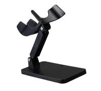HOODANCOS Adjustable Barcode Scanner Holder Stand, for Portable Desk Accessory Stable Abs Base Black Scanning Barcode Bracket Handheld Scanners Suitable for Stores and Shops