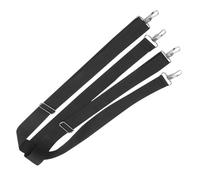 HOODANCOS Adjustable Dual-shoulder Marching Snare Drum Strap Belt for Parade Performance Black Sling for Snare and Waist Drums Ergonomic Design for Comfortable Playing and Movement