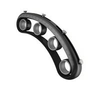 HOODANCOS Adjustable Guitar Piano Finger Expander Hand Strengthener Trainer with Premium Silicone for Left Hand Finger Exercise and Dexterity Improvement Lightweight and Portable Musician