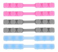 HOODANCOS Adjustable Mask Hook Mask Strap Extender 6Pcs Silicone Extension Buckles for Comfort and Ear Relief Daily Use