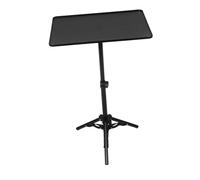 HOODANCOS Adjustable Projector Tripod Stand with Desktop and Projector Tray Portable Height and Angle Flexible Shelf for Home Office Use Sturdy Multifunctional Riser for Laptop and Camera