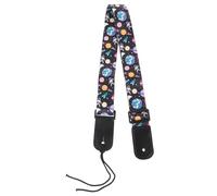 HOODANCOS Adjustable Ukulele Strap with Pretty Pattern and Leather Ends Guitar Belt for Boys and Secure Fit Replacement for Broken Straps Stylish and Comfortable Design
