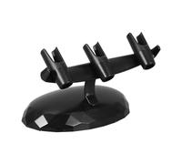 HOODANCOS Airbrush Holder Stand: Plastic Desktop Pen Organizer with Three Slots for Compact Studios and DIY Art Painting