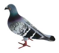 HOODANCOS Artificial Foam Dove Ornament Large Snowflake Grey Pigeon Sculpture Garden Bird Figurine Home Lawn Decoration Artificial Pigeon Statue for Outdoor Display Random Style