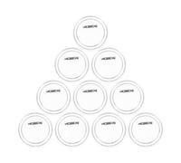 HOODANCOS Badge Picture Frames for DIY Crafts Versatile Accessory and School Projects 10pcs Acrylic 75mm Button Pins for Showcasing Photos with Unique Stylish Design